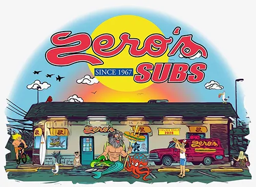 Zero’s Subs – Oceanfront